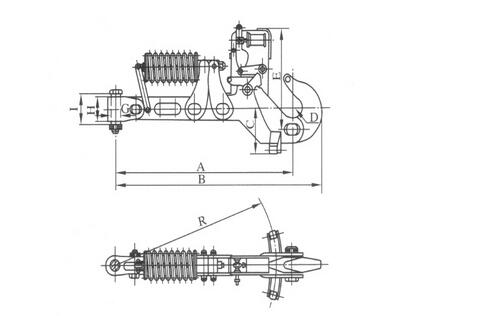 Pneumatic Release Spring Towing Hook